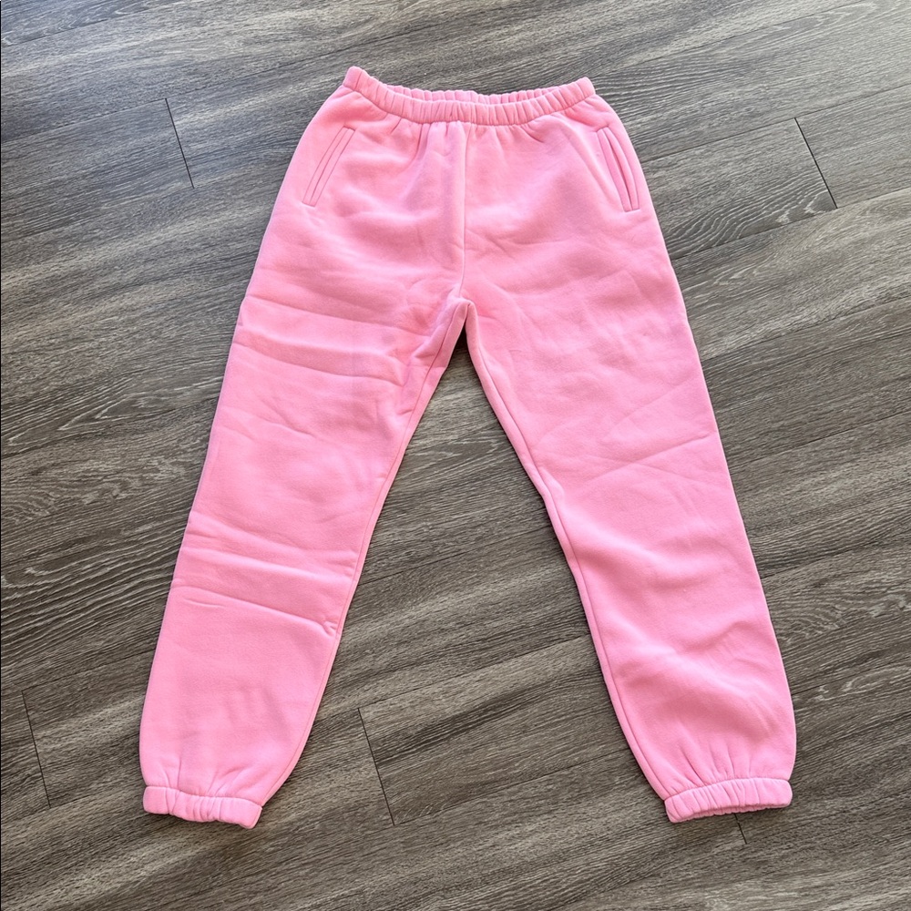 Pink Fleece Joggers
